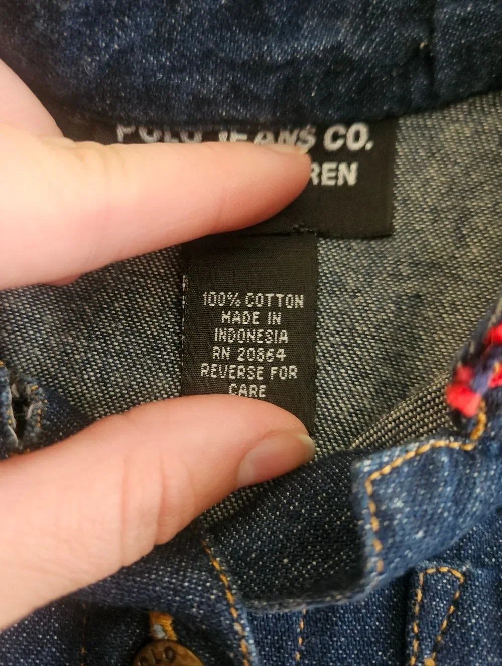 Ralph Lauren Polo Jeans Co. Denim Dress Size 2T